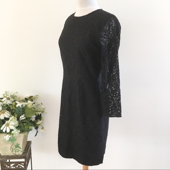 J. Crew Black Floral Lace Dress - Picture 8 of 12